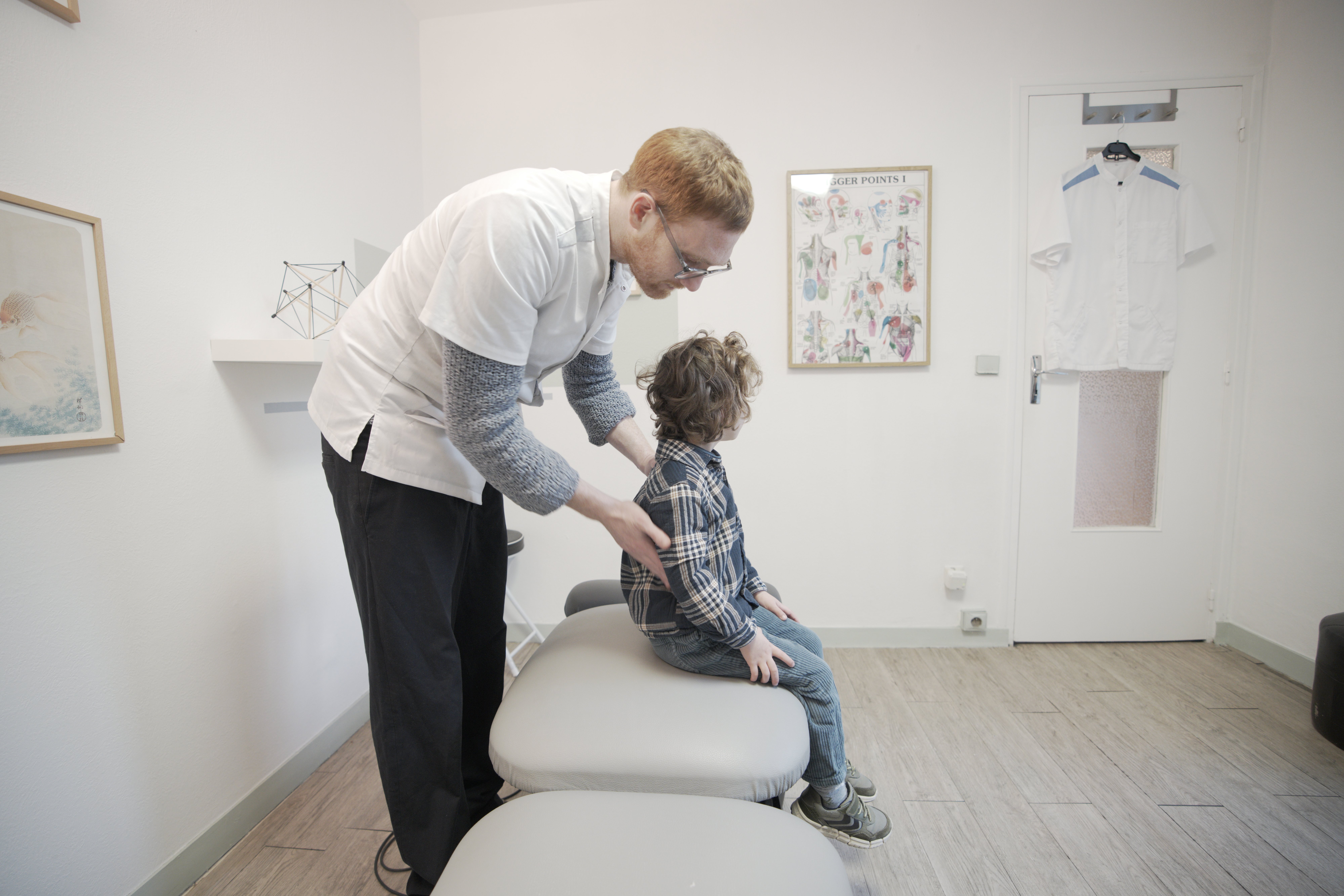Samuel Israel avec un enfant